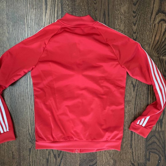 NWOT Adidas Red Track Jacket S - Picture 4 of 9